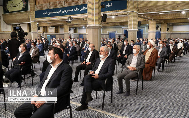 دیدار رئیس و نمایندگان مجلس  با رهبر انقلاب