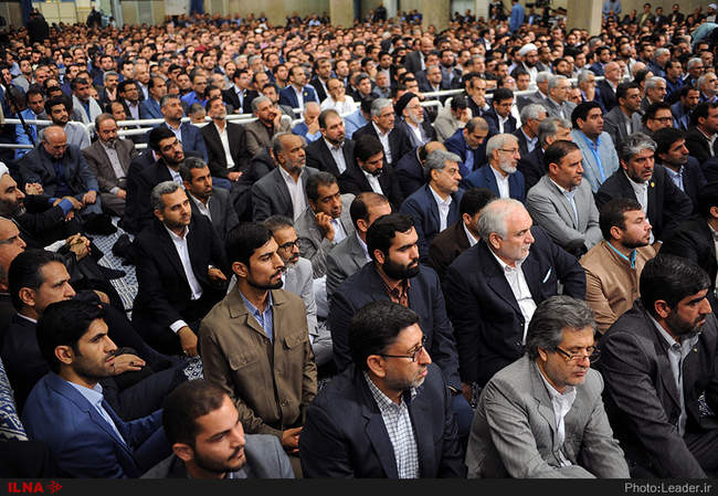 دیدار رئیس و نمایندگان مجلس شورای اسلامی با رهبر معظم انقلاب