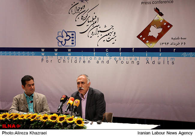 نشست خبری علیرضا شجاع‌ ‌نوری دبیر جشنواره فیلم کودک