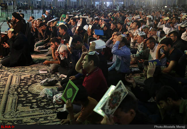 مراسم احیای شب نوزدهم ماه مبارک رمضان در مسجد مقدس جمکران