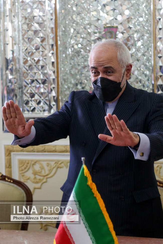 دیدار وزیر امور خارجه پاکستان با محمد جواد ظریف