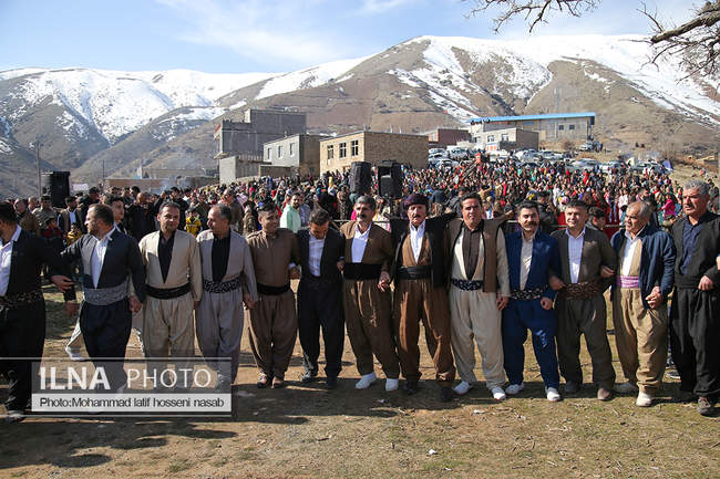 آیین نوروز در روستای چشمیدر کردستان 