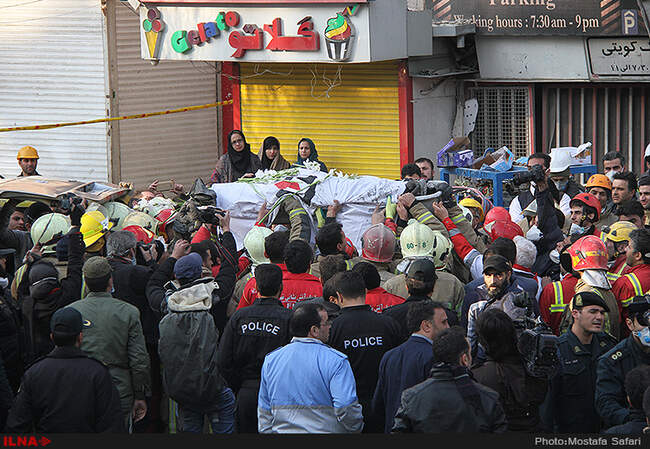 هفتمین روز حادثه پلاسکو/3
 