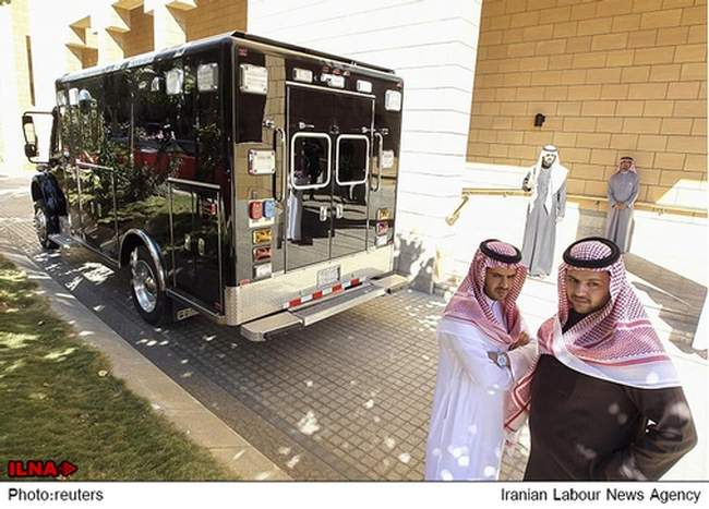 مراسم تشییع جنازه پادشاه عربستان