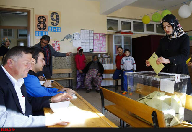 کسب اکثریت آرای انتخابات پارلمانی ترکیه توسط حزب عدالت و توسعه‎