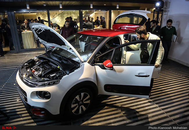 مراسم رونمایی از خودروی سیتروئن-C3