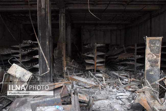 تخریب اموال عمومی در حوادث اخیر در تهران