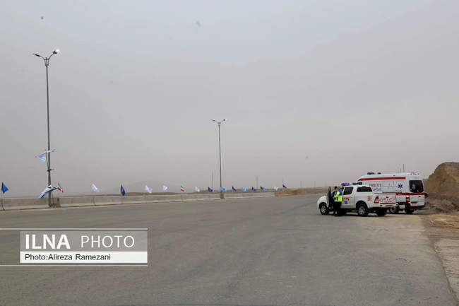 مراسم افتتاح آزادراه غدیر