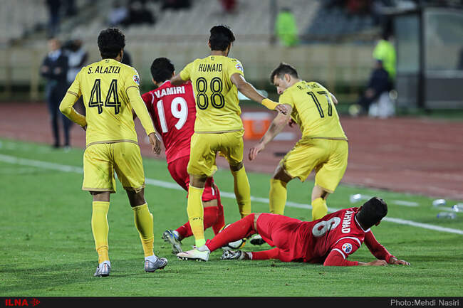 دیدار تیمهای پرسپولیس و الوصل امارات