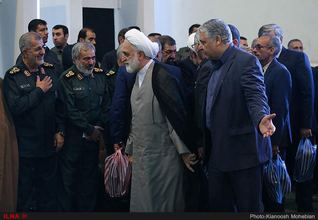 مراسم ترحیم پدر سردار سلیمانی