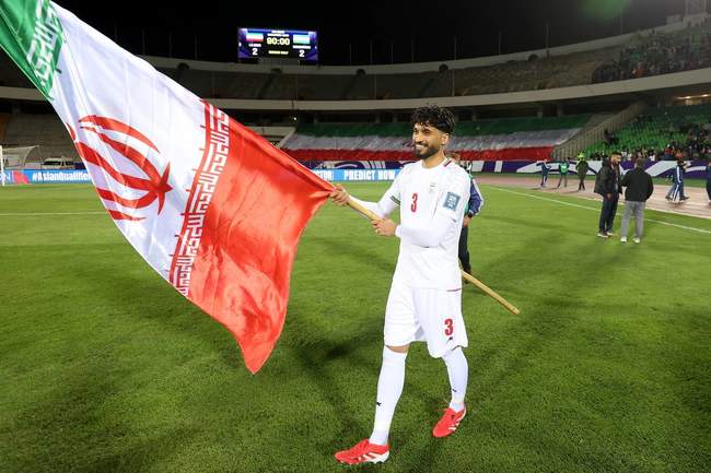 گزارش تصویری از شادی ملی‌پوشان پس از صعود به جام جهانی