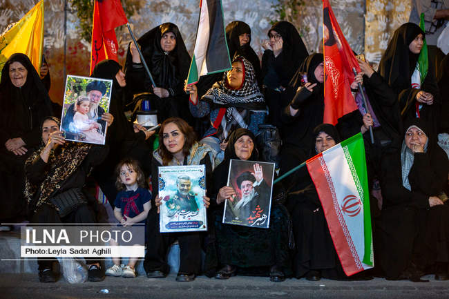 اجتماع مردمی جبهه مقاومت در تهران