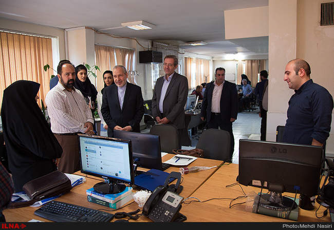 بازدید علی اصغرفانی وزیر آموزش و پرورش از ایلنا