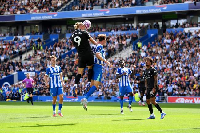 گزارش تصویری دیدار برایتون و منچسترسیتی