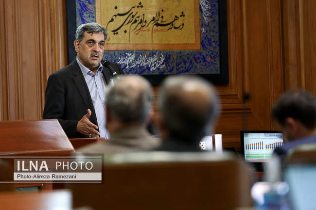 مراسم تودیع پیروز حناچی شهردار سابق تهران 