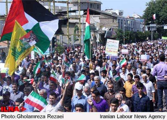 راهپیمایی روز جهانی قدس در ساری