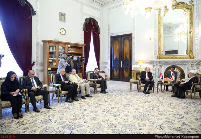 دیدار رئیس پارلمان کرواسی با آیت الله هاشمی رفسنجانی