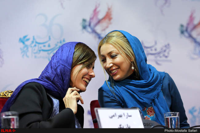 مهناز افشار، مریلا زارعی، رضاعطاران و سارا بهرامی در هشتمین روز جشنو