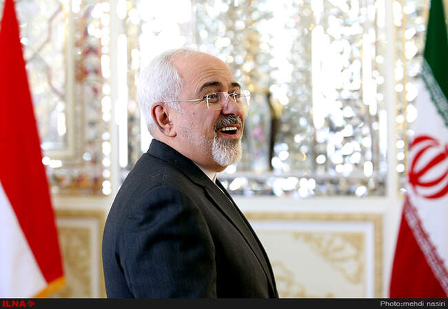 دیدار وزیر امور خارجه اندونزی با محمد جواد ظریف