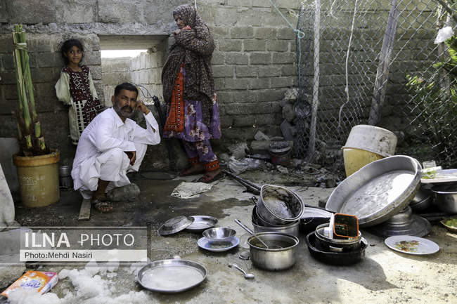 روستای پزم تیاب سیستان و بلوچستان بعد از سیل
