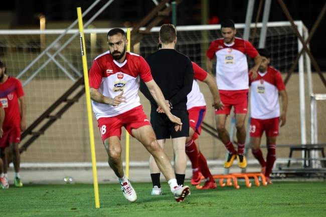 گزارش تصویری پرسپولیس پیش از بازی الاهلی