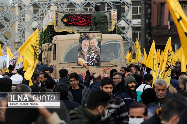 مراسم تشییع پیکر شهید سیدرضی موسوی 