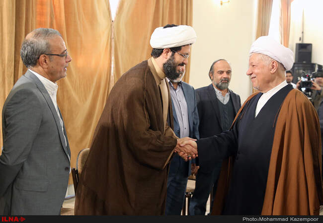 دیدار جمعی از اصحاب قلم، مدیران و فعالان رسانه‌ای با آیت‌الله هاشمی رفسنجانی