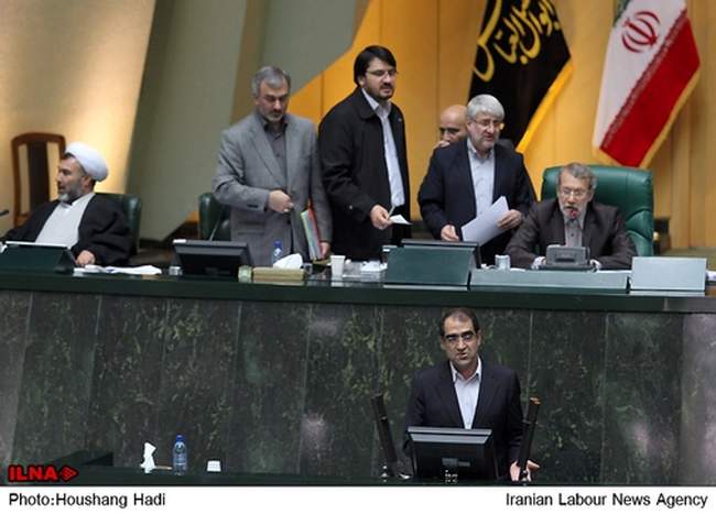 حضور وزیر بهداشت، درمان و آموزش پزشکی در مجلس