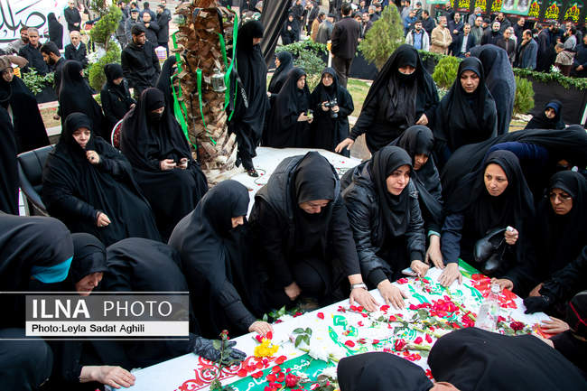 تشییع پیکر شهید گمنام در وزارت فرهنگ و ارشاد اسلامی