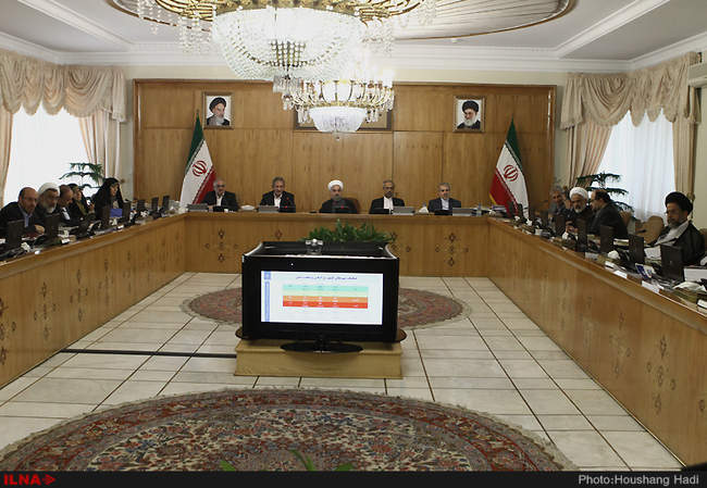 آخرین جلسه هیئت دولت در سال 94 
