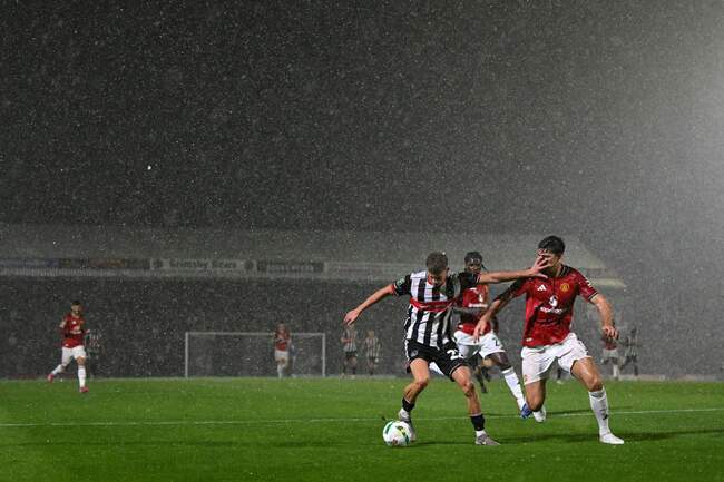 Grimsby Town v Manchester United - Carabao Cup Second Round (8)
