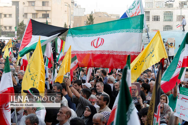 تجمع مردمی حمایت از عملیات «بشارت فتح»- تهران