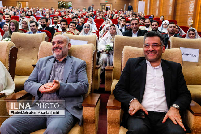 مراسم ازدواج ۹۰۰ زوج از فرزندان بازنشستگان نیروهای مسلح