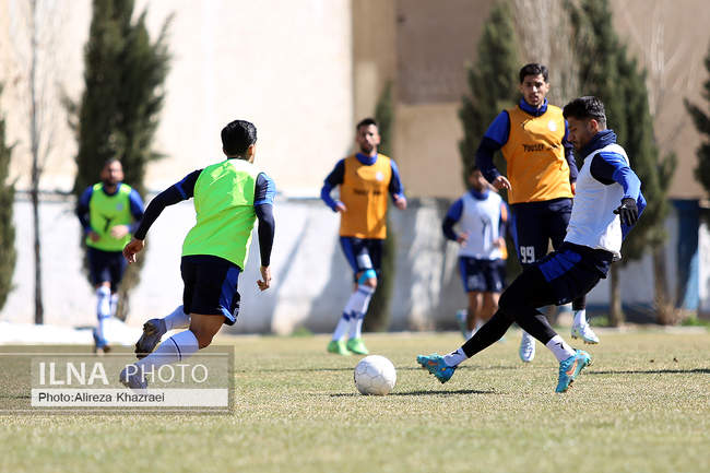 تمرین تیم فوتبال استقلال تهران