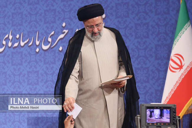 Iran’s president-elect attends press conference