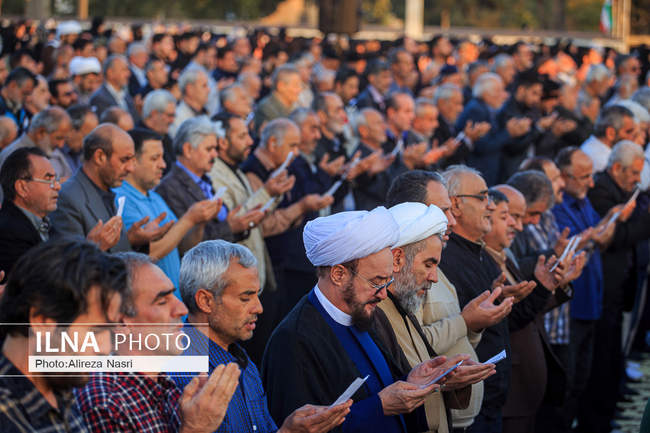 اقامه نماز باران در قزوین 