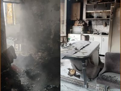 یک فوتی در آتش‌سوزی ساختمان مسکونی در کرمانشاه