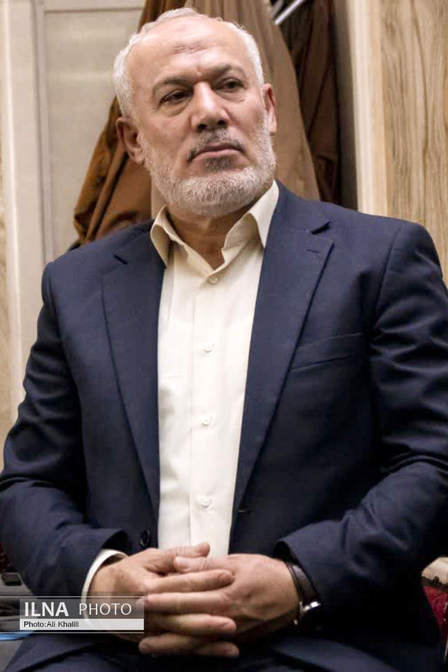 مراسم سالگرد شهادت اسماعیل هنیه و چهلم سردار ایزدی