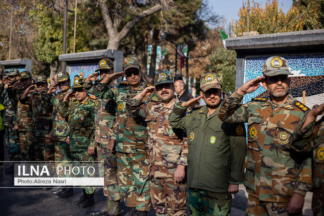 تشییع هشت لاله زهرایی در قزوین