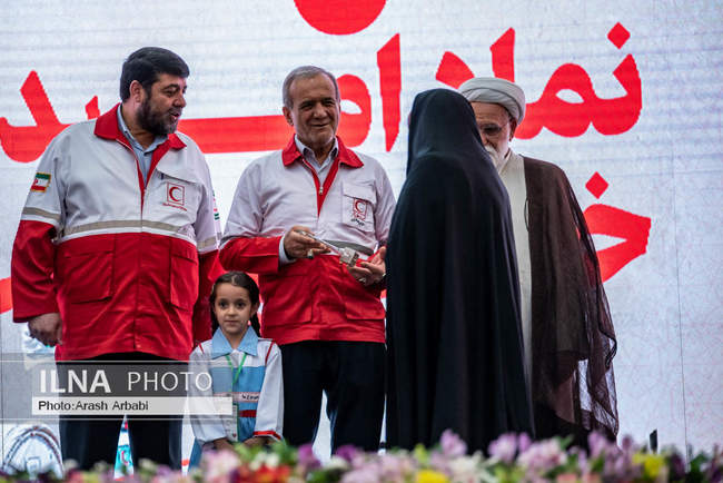 گرامیداشت هفته هلال احمر با حضور رئیس‌جمهور