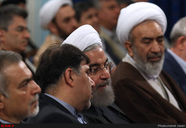 دیدار معاونین و مدیران ارشد بنیاد مسکن انقلاب با رئیس جمهور