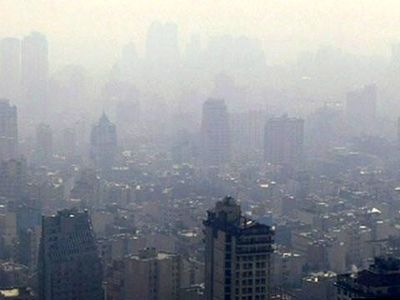 هوای کلانشهر مشهد آلوده است