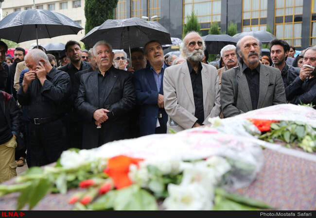 گزارش تصویری از مراسم تشییع پیکر نقی سیف‌جمالی 