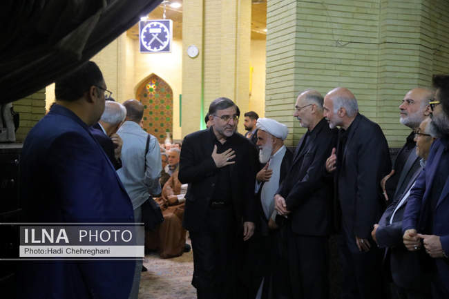 مراسم ختم همسر آیت‌الله سیستانی در تهران