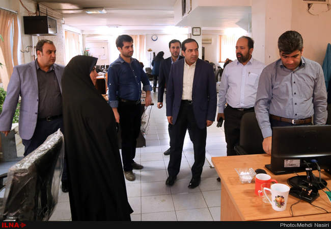 بازدید حسین انتظامی معاون امورمطبوعاتی و  اطلاع رسانی  وزارت ارشاد ا