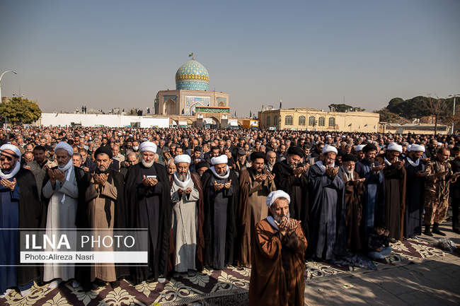 تشییع هشت لاله زهرایی در قزوین