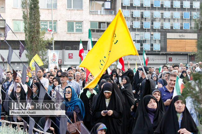 تجمع مردمی حمایت از عملیات «بشارت فتح»- تهران
