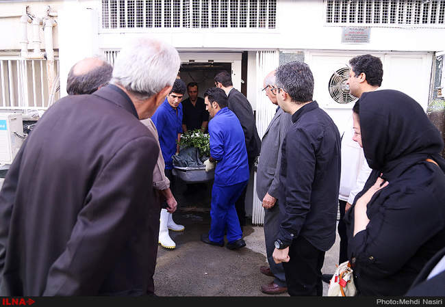 مراسم تشییع پیکرقدرت الله مهتدی