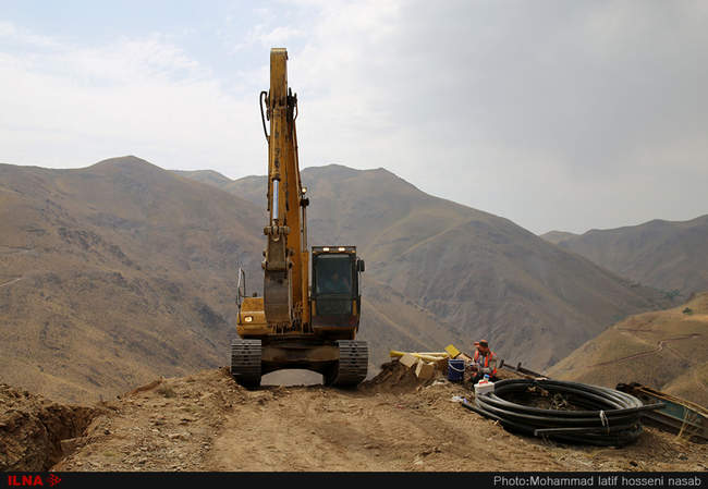 عملیات گازرسانی به روستاهای کوهستانی و صعب العبور سنندج