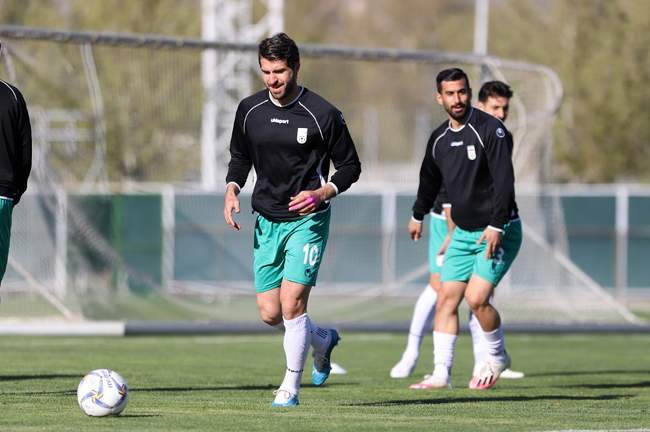 گزارش تصویری تمرین تیم ملی ایران